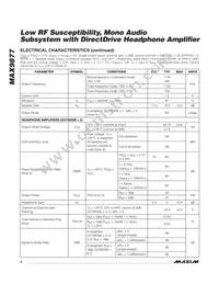 MAX9877EWP+CG2 Datasheet Page 4