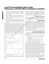 MAX9877EWP+CG2 Datasheet Page 20