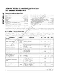 MAX9895AETL+T Datasheet Page 2