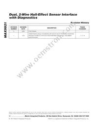 MAX9921AUB/V+ Datasheet Page 16