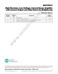 MAX9934FART+TG0Y Datasheet Page 19