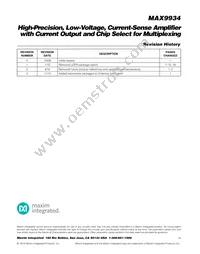 MAX9934TALT+T Datasheet Page 19