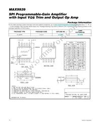 MAX9939AUB/GG8 Datasheet Page 14