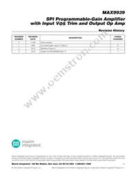 MAX9939AUB/GG8 Datasheet Page 15