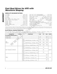 MAX9957DCCB+D Datasheet Page 2