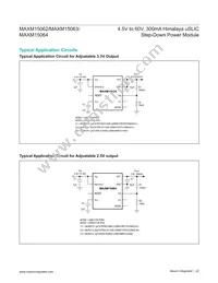 MAXM15064AMB+ Datasheet Page 22