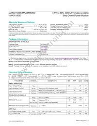 MAXM15067AMB+ Datasheet Page 2