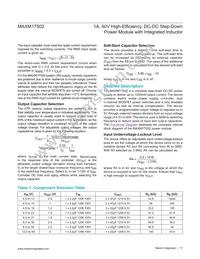 MAXM17502ALI+T Datasheet Page 11