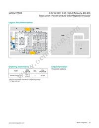 MAXM17503ALJ+T Datasheet Page 19