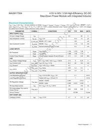 MAXM17504ALJ+T Datasheet Page 3