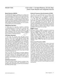 MAXM17505ALJ+T Datasheet Page 17