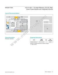 MAXM17505ALJ+T Datasheet Page 19