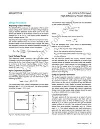 MAXM17514ALI+T Datasheet Page 10