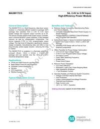 MAXM17515ALI+T Datasheet Cover