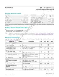 MAXM17515ALI+T Datasheet Page 2