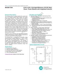 MAXM17544ALJ+T Datasheet Cover