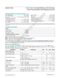 MAXM17544ALJ+T Datasheet Page 2