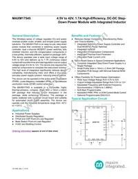 MAXM17545ALJ+T Datasheet Cover