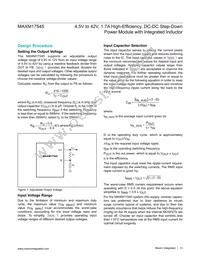 MAXM17545ALJ+T Datasheet Page 13