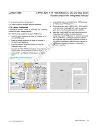 MAXM17545ALJ+T Datasheet Page 17