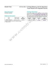 MAXM17545ALJ+T Datasheet Page 18