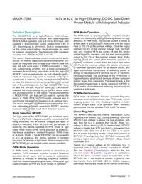 MAXM17546ALY#T Datasheet Page 16