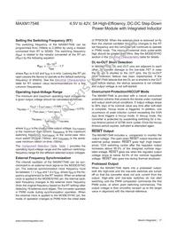 MAXM17546ALY#T Datasheet Page 17