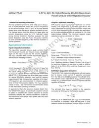 MAXM17546ALY#T Datasheet Page 18