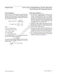 MAXM17546ALY#T Datasheet Page 20