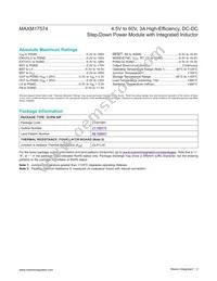 MAXM17574ALC#T Datasheet Page 2