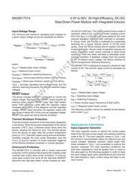 MAXM17574ALC#T Datasheet Page 16