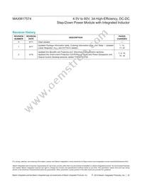 MAXM17574ALC#T Datasheet Page 22