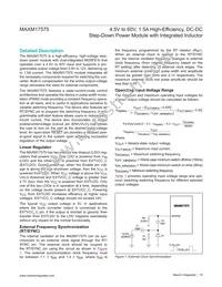 MAXM17575ALI#T Datasheet Page 15