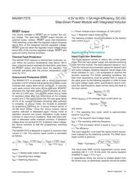 MAXM17575ALI#T Datasheet Page 16