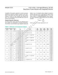 MAXM17575ALI#T Datasheet Page 17