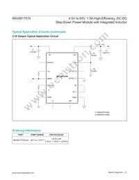 MAXM17575ALI#T Datasheet Page 21