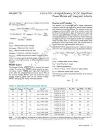 MAXM17761ALI#T Datasheet Page 15