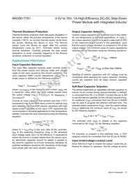 MAXM17761ALI#T Datasheet Page 16