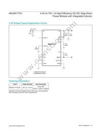 MAXM17761ALI#T Datasheet Page 19