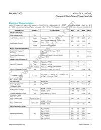 MAXM17900AMB+T Datasheet Page 3