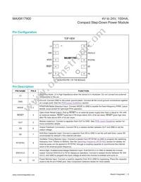 MAXM17900AMB+T Datasheet Page 9