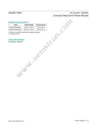 MAXM17900AMB+T Datasheet Page 16