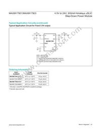 MAXM17901AMB+ Datasheet Page 20