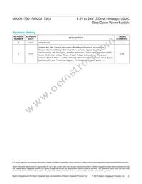 MAXM17901AMB+ Datasheet Page 21