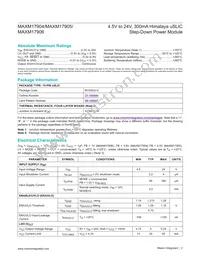 MAXM17905AMB+ Datasheet Page 2