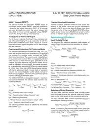 MAXM17905AMB+ Datasheet Page 18