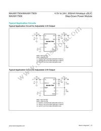 MAXM17905AMB+ Datasheet Page 23