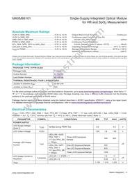 MAXM86161EFD+ Datasheet Page 6