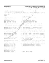 MAXM86161EFD+ Datasheet Page 20