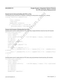 MAXM86161EFD+ Datasheet Page 21